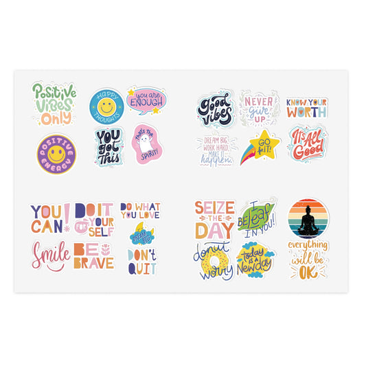 Sticker Sheets (Be positive)